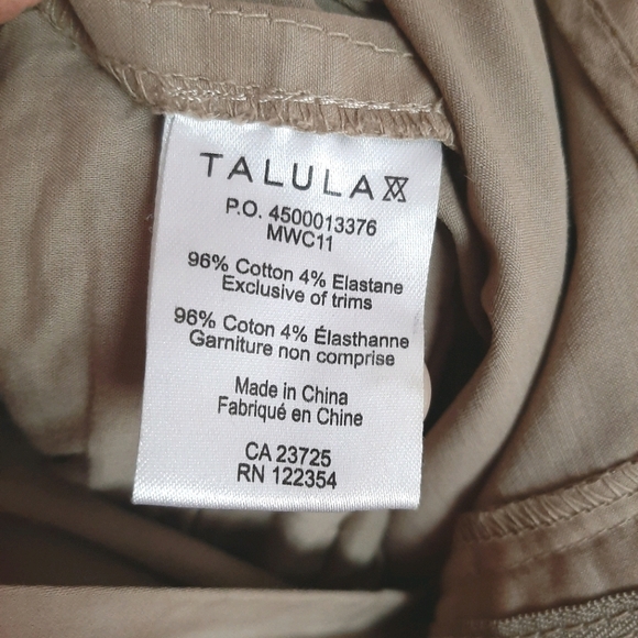 Aritzia Talula Tan Trousers - Picture 6 of 7